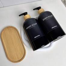 Soap Dispenser And Dish Liquid Dispenser With Tray - Multicolor - View 3