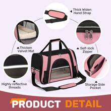 Secure Zipper Anti-Escape Pet Carrier Backpack | Spacious Ventilated Foldable Cat/Dog Travel Bag | Car & Airline Approved Collapsible Cage With Breathable Design