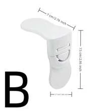 10 pièces/6 pièces/4 pièces conviennent pour les serrures et les armoires de rangement des réfrigérateurs blancs, des tiroirs ou des armoires. Empêche la poussière de pénétrer dans l'armoire, empêche les fuites d'air du réfrigérateur, protège les enfants contre le pincement des doigts.