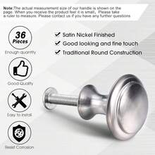 20pcs Round Ring Kitchen Cabinet Handles, Drawer Pulls, Cabinet Door Knobs, Dresser Pulls, Hardware Cabinet Handles With Screws, Suitable For Vanity - Multicolor - View 9