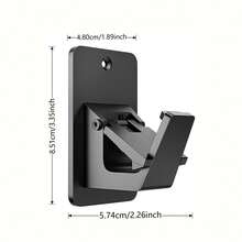 Tringle à rideaux universelle sans perçage avec montage autoadhésif sans clou, capacité jusqu'à 13,6 kg, finition noire, idéale pour la salle de bain, la chambre, le salon et la cuisine. Finitions délicates, look mural sans couture, fixation facile sans outils, adhésif mural durable pour rideaux légers, support robuste, installation rapide, amovible sans résidu - Noir - Voir 2