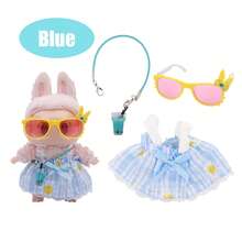 Summer Beach Vacation Set, Paired With Sunglasses And Bubble Tea Cup Accessories, For Labubu, Fashionable Accessories And Peripherals (Excluding Plush Toys, Only Clothes And Glasses Accessories) - Multicolor - View 7