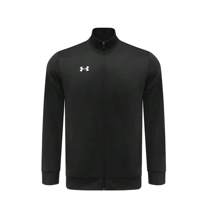Under Armour Chaqueta de punto, transpirable y cómoda para entrenamiento, fitness y uso casual con cuello alto 21500437-001 - Negro - Ver 1