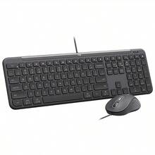 Logitech MK620商務鍵鼠組 專利降噪結構尼龍編織線 多媒體快速鍵 靜音微動技術 防指紋塗層