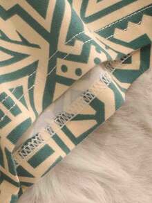 4pcs Men's Boxer Briefs; No Irritation Tag; Retro Geometric Pattern; Soft & Comfortable; Elastic Waistband; Stretchy Fit, Suitable For Daily Wear - Multicolor - View 7