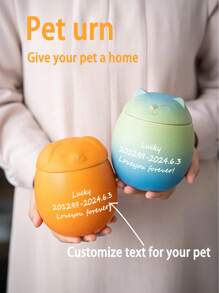 Urnas para Animais de Estimação, Latas para Gatos e Cachorros, Texto e Imagens Personalizáveis, Latas Lacradas, Urnas, Caixas Comemorativas à Prova de Umidade, Latas de Cremação para Animais de Estimação Falecidos, Latas para Animais de Estimação, Estatuetas Manechnico, Latas de Armazenamento Multifuncionais, Latas de Armazenamento de Chá, Latas Lacradas de Porcelana, Uma Bolsa de Armazenamento é Incluída como Brinde