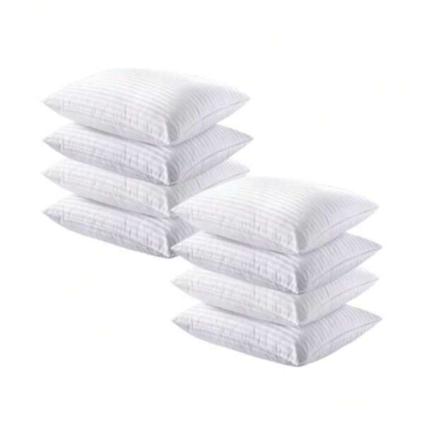 Comfort Cotton Pillows (2/4/6 Packs) – Hotel-Quality, Luxury