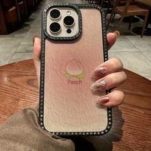 Funda para teléfono 1PC Teléfono Bling de Doble Cara, Parte Trasera Dura Suave a Prueba de Golpes, Multicapa, TPU + PC, Compatible con 16/15/14/13/12/11 Pro/Plus - transparente - Ver 8