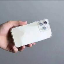 1 pezzo Custodia per telefono trasparente e antishock DIY, personalizzata, minimalista e alla moda, compatibile con Apple 16 15 14 13 12 11 Plus Pro Max Pro, Galaxy, OPPO, Redmi, ottima come la Festa degli Uomini, Ringraziamento, Natale, Annie per matrimoni, Festa del Papà, Regalo di Natale per famiglia, fratelli e coppi - Trasparente - Visualizzare 7