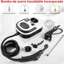 Limpiador de vapor de mano eléctrico de alta presión 2500W Limpiador de vapor para la limpieza Limpiador de vapor portátil para coche Limpiador de vapor de alta temperatura US 110V - Tipo de Enchufe A USA (110-127V) - Ver 6