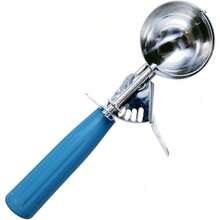 1 Pcs Stainless Steel Ice Cream Scoop Set Dishers Scoops Cookie Scoop Set Food Scoop, Blue Handle (2.48 Inch) - Default - View 3
