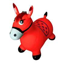 Horse Upa Upa Jump Jump With Musical Direct From The Factory - Red - View 2