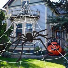 1 pezzo 200cm Pinza nera in peluche a forma di gianchi - Perfetto per feste all'aperto di Ognissanti e decorazioni per casa di campagna, decorazione di ognissante