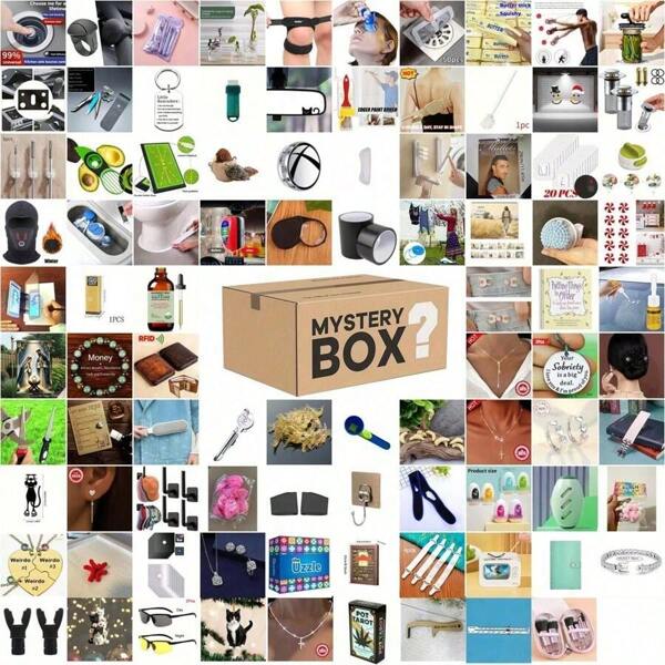 Mystery Box Surprise Gift - Lucky Box, 100% Random Surprise Box, Suitable For Daily Entertainment And Games, Also Perfect For Halloween, Christmas, Easter, Thanksgiving!