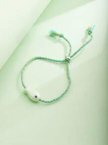 1pc Adorable Ceramic Fish Bracelet, Suitable For Everyday Wearing