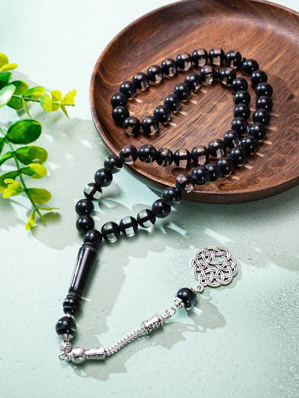 1 Piece Of Handmade Beads, New 52 12mm Cat's Eye Resin Arabic Beads/Imitation Amber Beeswax Synthetic Natural Bracelet