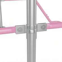 Froadp Horizontal Bar, Gymnastics Bar, Indoor Gymnastics Equipment, Gymnastics Bar For Home, Adjustable Height With 2 Gymnastic Rings - Pink - View 5