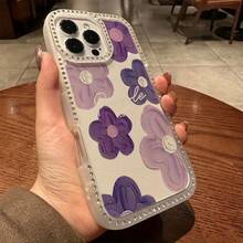 Funda para teléfono 1PC Teléfono Bling de Doble Cara, Parte Trasera Dura Suave a Prueba de Golpes, Multicapa, TPU + PC, Compatible con 16/15/14/13/12/11 Pro/Plus - Negro - Ver 3