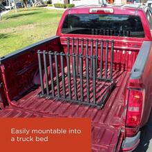 Danolapsi Truck Bed Windshield Rack,5-Slot Heavy Duty Steel Glass Holder With Rubber Pads & Mast Locks,  Cargo Organizer For Auto Glass Transport,25x21x24inch - 9 card slots - View 3