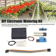 Kit sensor humedad suelo para riego automático con Arduino perfecto para viajeros jardinería automatización cultivo inteligente eficiente mantenimiento plantas ahorro agua fácil instalación innovación tecnología moderna - Negro - Ver 4