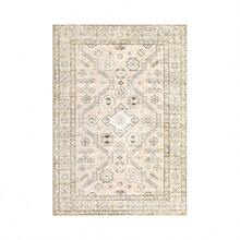 Meiyiu Area Rug Living Room Rugs - Washable Boho Farmhouse Moroccan Geometric No Slip Indoor Rug Soft Floor Carpet For Bedroom Under Dining Table Home Office Decor - Beige - Beige-8' x 10' - 查看 4