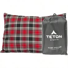 TETON Sports Almohada de campamento perfecta para cualquier momento que viajes; Camping, mochilero, aviones y viajes por carretera; Almohada cómoda para cuello y apoyo lumbar; usted puede llevarlo a cualquier lugar; almohada lavable - gris - Ver 12