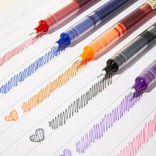 25 支/盒、钢笔、黑色墨水笔、黑色钢笔、钢笔、黑色钢笔、凝胶笔、黑色凝胶笔、墨水笔、手写笔、凝胶笔、日语钢笔、书写笔、黑色墨水笔、黑色细线笔、0.5 毫米笔速干中性色凝胶笔 - 0.5 毫米针头碳素笔 - 绘画、着色、日记和突出显示的必备品 - 学校文具、学校用品、返校