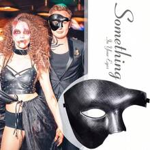 半面具，轻盈威尼斯化妆舞会面具，男女皆宜。情人节礼物，万圣节节日礼物 - 多色 - 查看 6