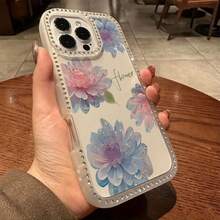 Funda para teléfono 1PC Teléfono Bling de Doble Cara, Parte Trasera Dura Suave a Prueba de Golpes, Multicapa, TPU + PC, Compatible con 16/15/14/13/12/11 Pro/Plus - Blanco - Ver 2