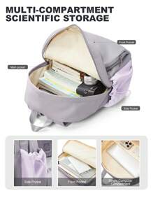 Mochila Escolar Fofa para Meninas Adolescentes, Mochila Escolar de Alta Qualidade, Sacola Escolar, Bolsa Escolar da Moda, Bolsa para Escola Elementar, Ensino Médio e Faculdade, Mochila Escolar para Estudantes, Mochila Grande de Viagem para Faculdade Compatível com Laptop de 15,6 Polegadas, 42 * 14,5 * 32