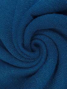 كنزة صوفية كاجوال نسائية ذات لون واحد أحجام كبيرة