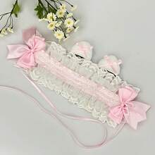 猫耳蕾丝洛丽塔头饰万圣节服装；日常派对旅行 - 彩色 - 查看 9