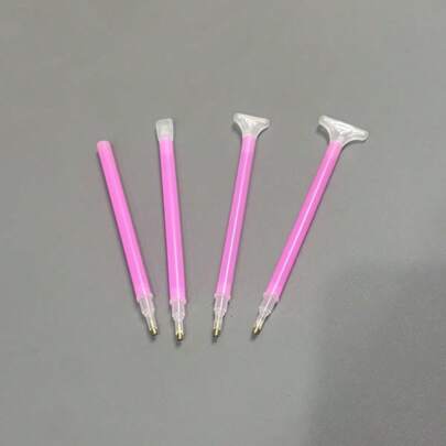 4-delat set med diamantmålningstillbehör - diamantmålningspenna/verktyg med 1/3/6/9 prickar