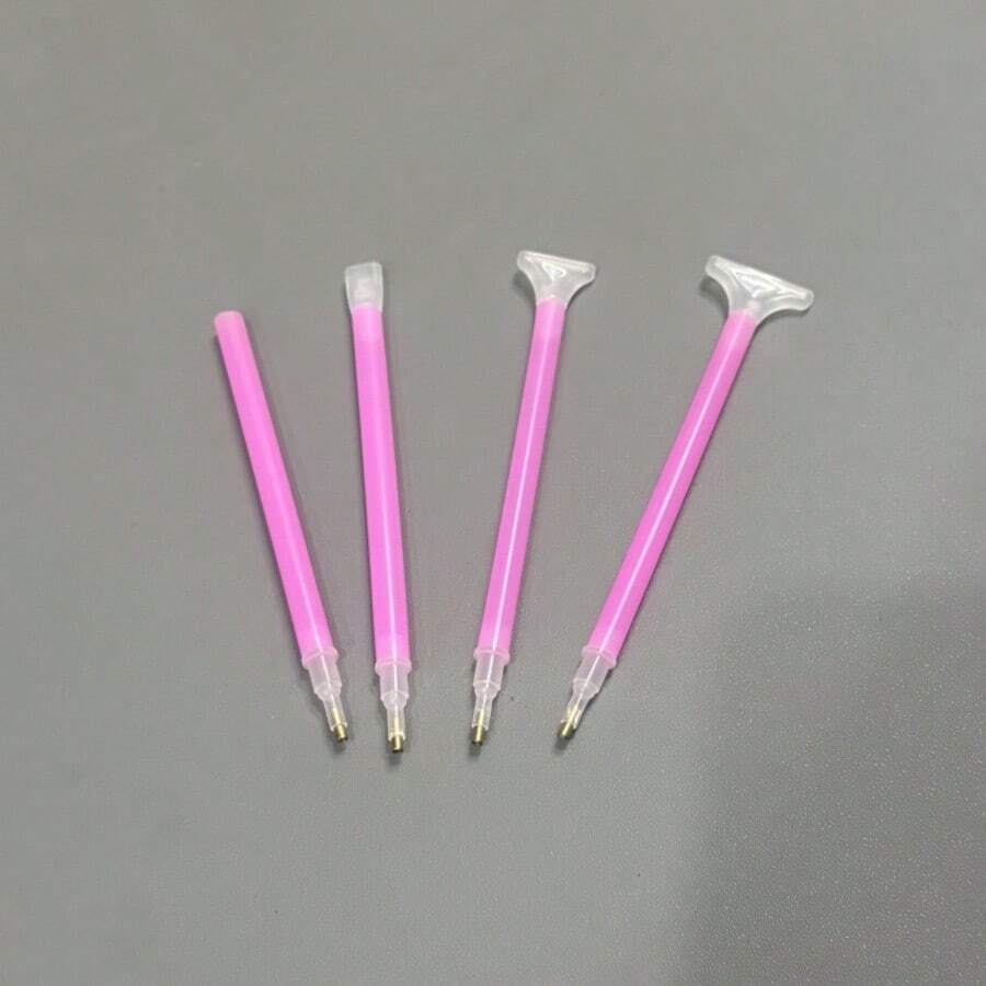 4pcs Diamond Painting Accessories Set - Diamond Painting Pen/Tools With 1/3/6/9 Dots