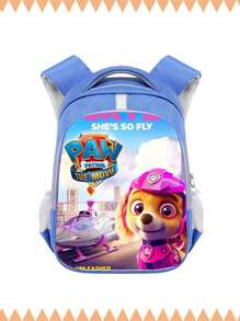 Paw Patrol, Kindergarten Children's School Bag, 3-4-6 Years Old Children's School Bag, Contains A Pendant Pen Bag, College, Cartoon Animals, Animation, Lightweight And Large Capacity, Travel Travel, Outdoor, Back To School Essentials