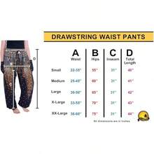 Women's Harem Pants - Boho Elephant High-Waisted Hippie Pants With Pockets Yoga, 2025 Style FWN8 - 深藍色孔雀花 - 查看 9