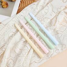 4pcs/Set Multicolor European Style Tall Tapered Odorless Smokeless Candles, Wedding Anniversary Candlelight Dinner Decor, Christmas Event Venue Decor, Suitable For Halls, Exhibitions, Elegant Gatherings - Red, Pink, Blue, Green, Orange, Multi-Color Series