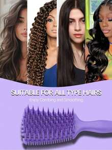 Curly Defining Brush Pork Ribs Comb For Detangling & Styling – Flexible Bristles, Anti-Frizz Hair Brush For Wet & Dry Curls, Available In Multiple Colors, Back To School, Travel Holiday Essentials, Hair Accessories For Women, Brush, Hair Brushes, Edge Brush, Brush Hair, Hair Comb, Comb Hair, Detangling Brush, Ball Brush, Mini Hair Brush, Hair Brush Set, Wooden Comb, Hair Brush, Comb, Slick Back Brush, Hairbrush, Edge Brush, Brush Hair, Hair Comb, Hair Brush Set, Comb Hair, Mini Hair Brush, Detangling Brush,Hair Products, Hair Tools, Hair Stuff, Hair Care, Curly Hair Brush, Barber, Barber Accessories, Hairdressing Equipment,Hair Brush,Slick Back Brush,Styling Brush,Curly Hair Brush,Edge Brush,Hair Comb,Brush Hair,Hair Brush Set,Comb Hair,Comb For Curls,Detangling Brush,Hair Brush For Women,Hair,Travel,Hair Products,Hair Tools,Hair Stuff,Barber,Barber Accessories,Barbershop,Hairdressing Equipment - Multicolor - View 5