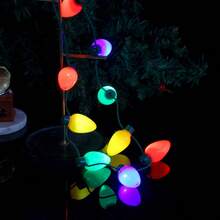 畅销的万圣节氛围变色灯串，多色灯泡营造节日氛围，室内/室外装饰仙女灯适用于家庭、生日派对、商店、店面展示，吸引顾客万圣节装饰灯家居装饰派对装饰万圣节装饰房间装饰万圣节花园装饰礼物仙女