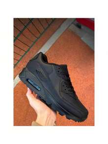 90 Essential White Sneakers IMMEDIATE SHIPPING - Black - View 2