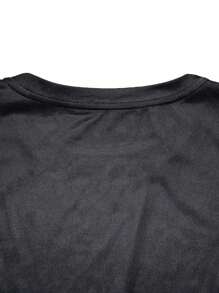 Plus Size Men's Summer Striped Retro Casual Short Sleeve Round Neck T-Shirt, Polyester Fabric, Suitable For Sports And Fitness