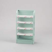 1pc Mini Shelf Rack Miniature Display Stand Dollhouse Furniture Accessory, DIY Simulation Play House Toy, Mini Flower Pot Rack Simulation Kitchen Cabinet Cake Display Decor, Party Favor Gift - Multicolor - View 24