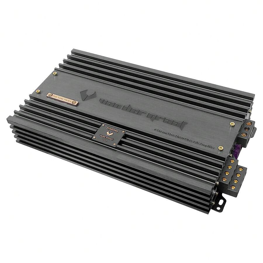 STEELPRO Vandergraaf Evolution Premium 24k Class A/B 4ch Amplifier - Black - View 1