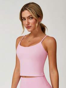 MASKERT Top court de sport pour femmes, chemise de yoga, débardeur de fitness à haute élasticité, confortable et agréable à la peau