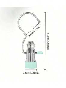 8-Hook 360° Rotating Multifunctional Wooden Coat Rack, Space-Saving Organizer For Hanging Bras, Tops, Underwear, Bibs, Hats, Ties, Straps, Vests And More. Ideal For Dorm, School Supplies - Multicolor - View 8