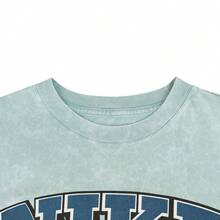 Nike Áo thun nữ AS W NK SS TEE OC BB FA25 VTG tay ngắn, áo cổ tròn dệt kim - màu xanh lá - Xem 3