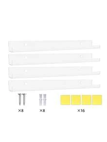 Nail Polish Wall Rack: 8 Shelves 12 Inch Clear Acrylic Nail Polish Organizer For 50-80 Bottles Multi-Purpose Acrylic Floating Shelves (15 Inch, Clear),For Holiday Beach, Bathroom Collection, Bedroom Collection, Large Capacity - Clear - View 16
