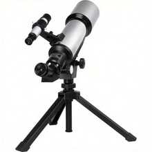 Refractor Telescope 300 Power 400x70mm With Tabletop Tripod And Carrying Case For Stargazing Astronomy Beginners Outdoor Observation - As pic - View 6