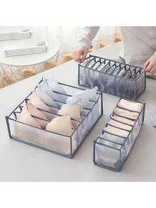 Underwear Storage Box Socks Artifact Storage Bra Underwear Drawer Style Divided Grid Household Storage - Multicolor - View 9