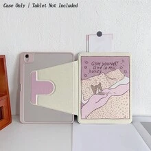 Bao da máy tính bảng xoay 360° và có thể gập lại tương thích với iPad 11/A16/10th/Air4/5/6/Pro 12.9/2024/2025/2020/2021/2022/2023/10.2/10.9/Mini7, dành cho Galaxy Tab A8/A9 Plus/S6 Lite/S7/S9FE PLUS, hoàn hảo cho công việc, du lịch và sử dụng tại nhà - Nhiều màu - Xem 7